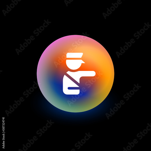 Security Officer - App Button