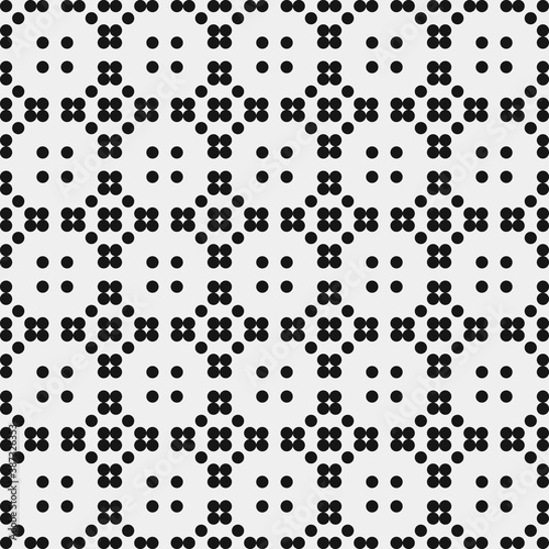 Abstract Cross Pattern Dots Logo generative computational art illustration