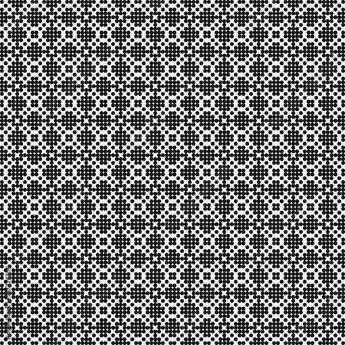 Abstract Cross Pattern Dots Logo generative computational art illustration