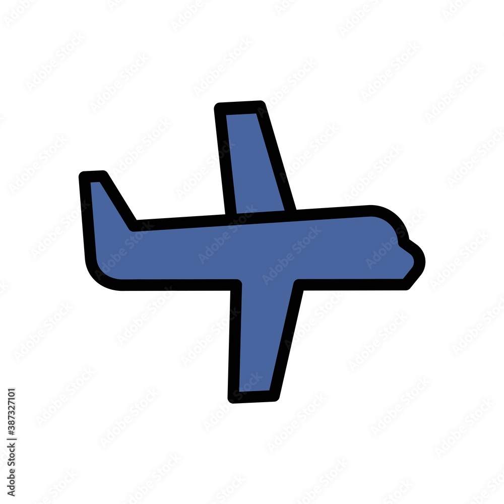 Obraz premium Airplane Icon Design Vector Template Illustration