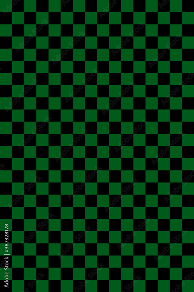 Fototapeta premium Japanese pattern. Checks, checked pattern, square, lattice pattern. 日本の和柄。市松模様、チェック柄、正方形、格子柄