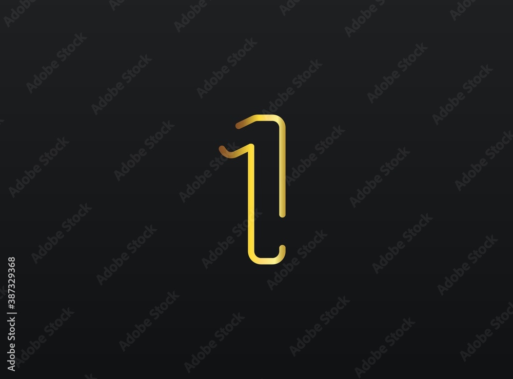 1 Year Anniversary celebration number vector, modern and elegant golden design. Eps10 illustration 1 Year Anniversary celebration number vector, modern and elegant golden design. Eps10 illustration