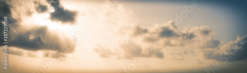 sun with clouds at sunsut