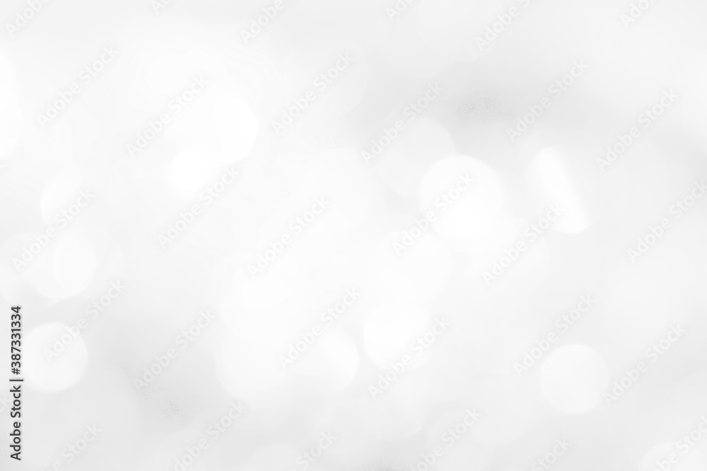 A brilliant white background with circles and ovals. Template for a holiday card with bright and sparkling lights. A brilliant white background with circles and ovals. Template for a holiday card with bright and sparkling lights.