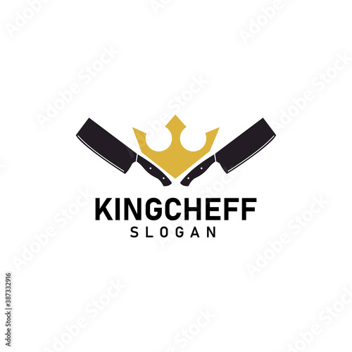 Knife logo template design vector icon illustration