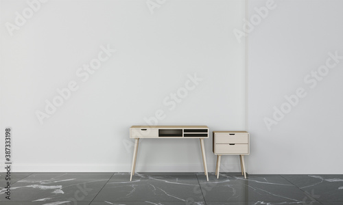 modern interior with office desk