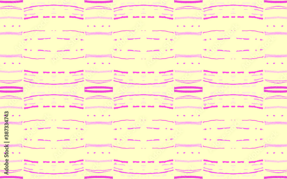 Grunge Texture. Yellow Fashion Stroke Pattern. 