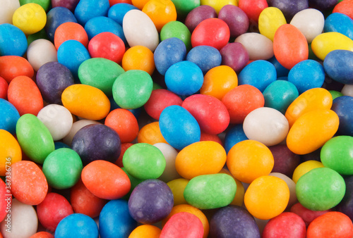 Multicolored candy background