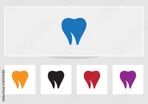 Dental Clinic logo template, Dental Care logo designs vector, Health Dent Logo