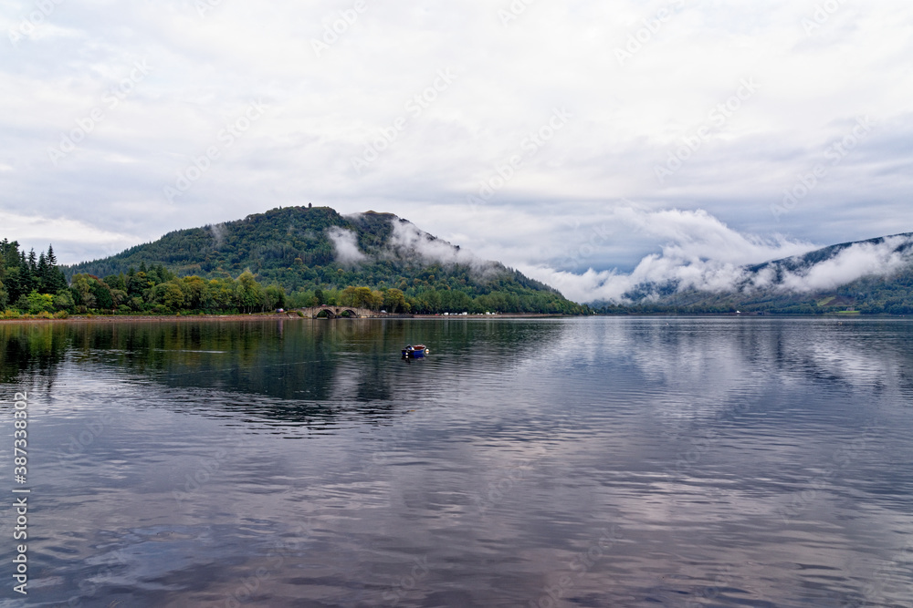 Autumnon Loch Fyne at Inveraray - Argyll - Scotland