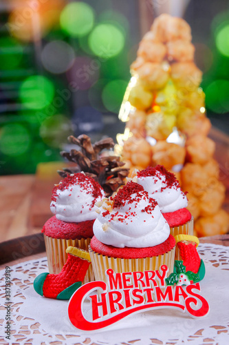 cupcakes with decorations