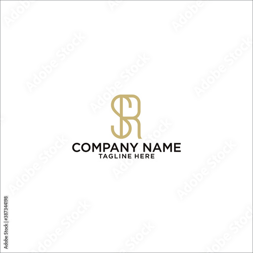 Simple elegant logo with "SR" "RS" letter initial speaks sophistication, trust and luxury/wealth