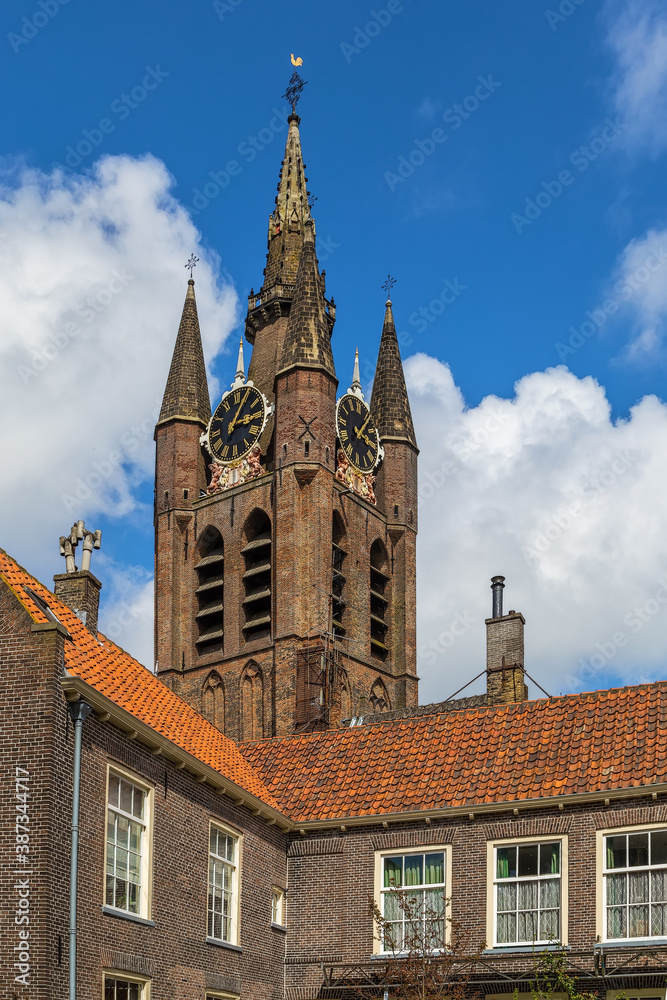Oude Kerk (Old Church), Delft, Netherlands