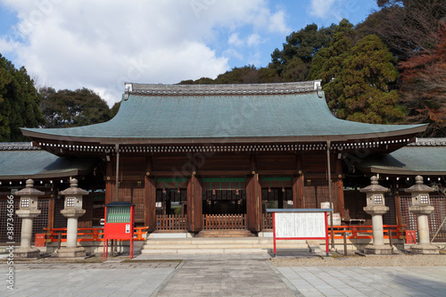 京都霊山護国神社の本殿