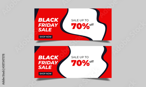 
Black Friday super sale offer social media banner design