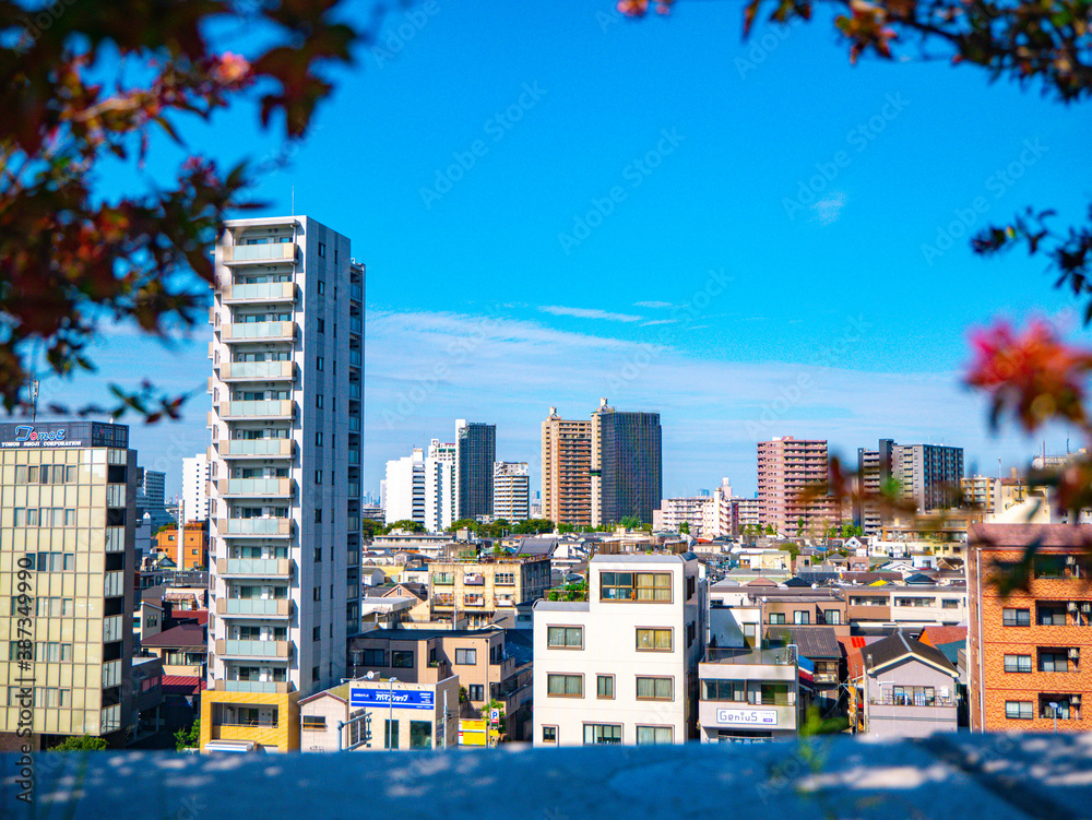 【ラゾーナ川崎より】神奈川県・川崎市の街並みと高層ビル