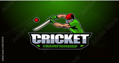 Cricket Mascot Logo