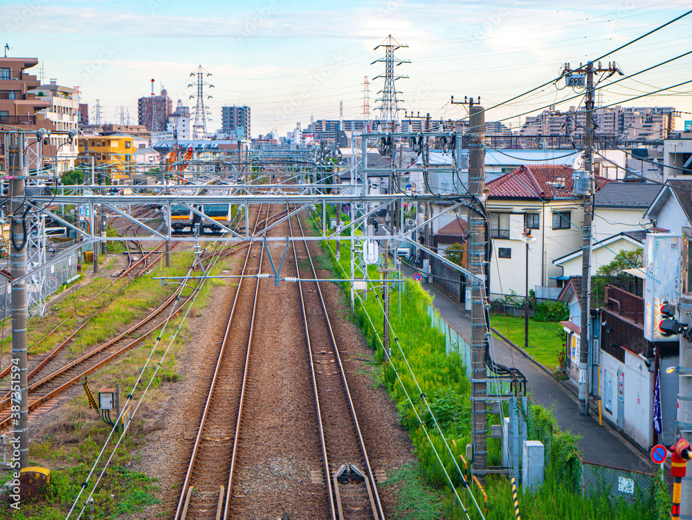Fototapeta premium 【矢向駅】南北線、線路