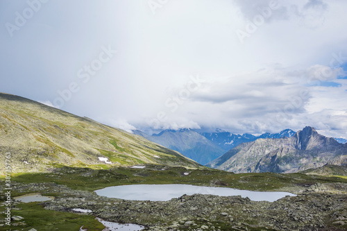 Yeshtu valley. Mountain Altai, Russia