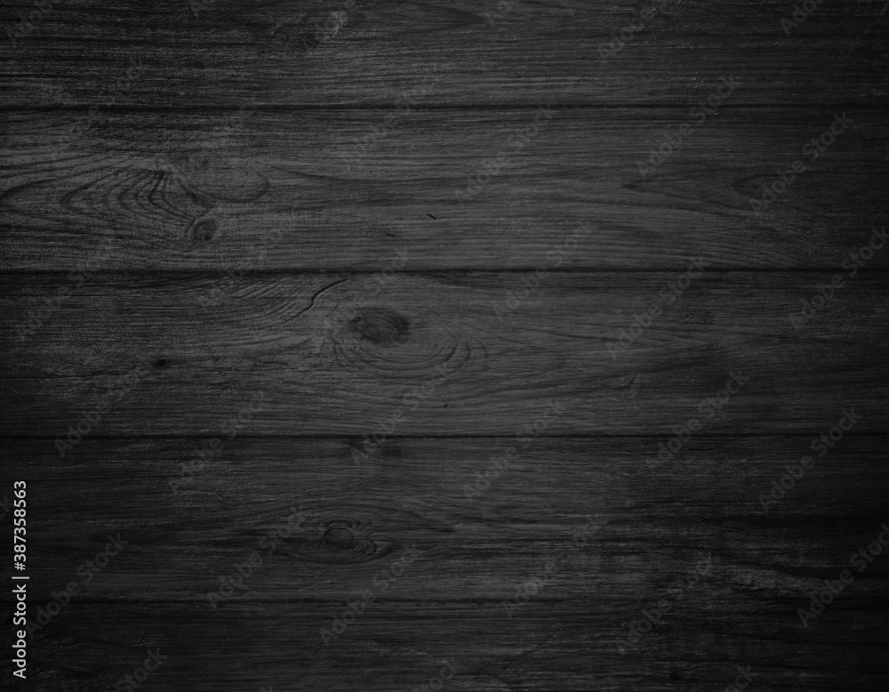 Obraz premium Black wood texture background with natural pattern 