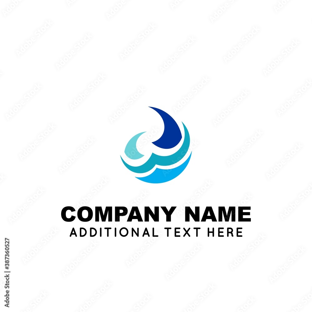 aqua park logo. vector design inspiration aqua park logo. vector design inspiration