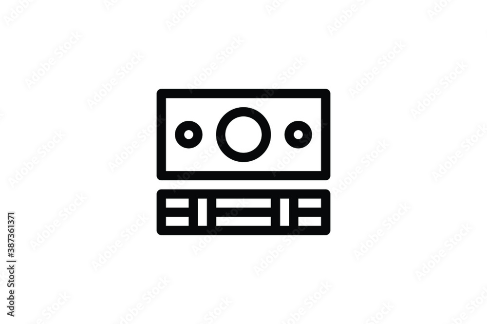 Finance Outline Icon - Money Finance Outline Icon - Money