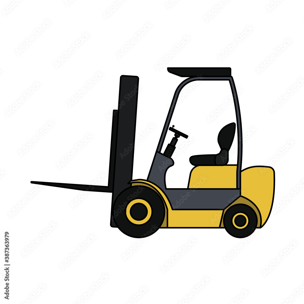 Warehouse Forklift Icon