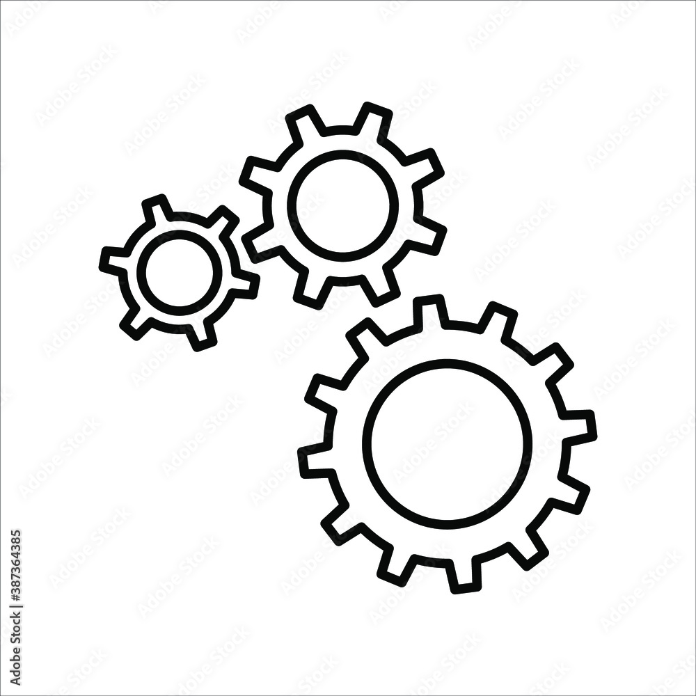 Loading process. Update system icon. Concept of upgrade application progress icon for graphic and web design on white background