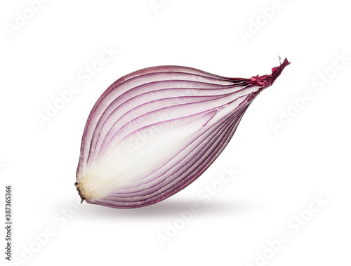 Onions isolated on white background with clipping path