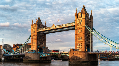 Tower Bridge and the red bus