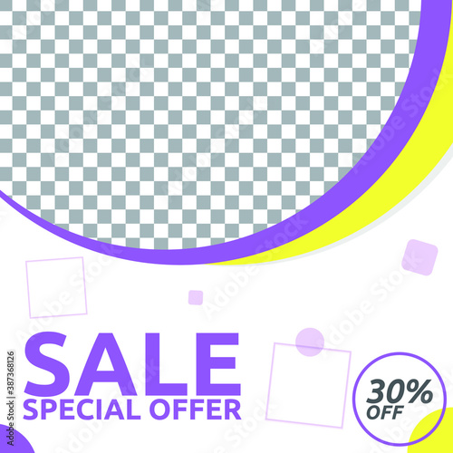 Social media square background transparent for ads discount