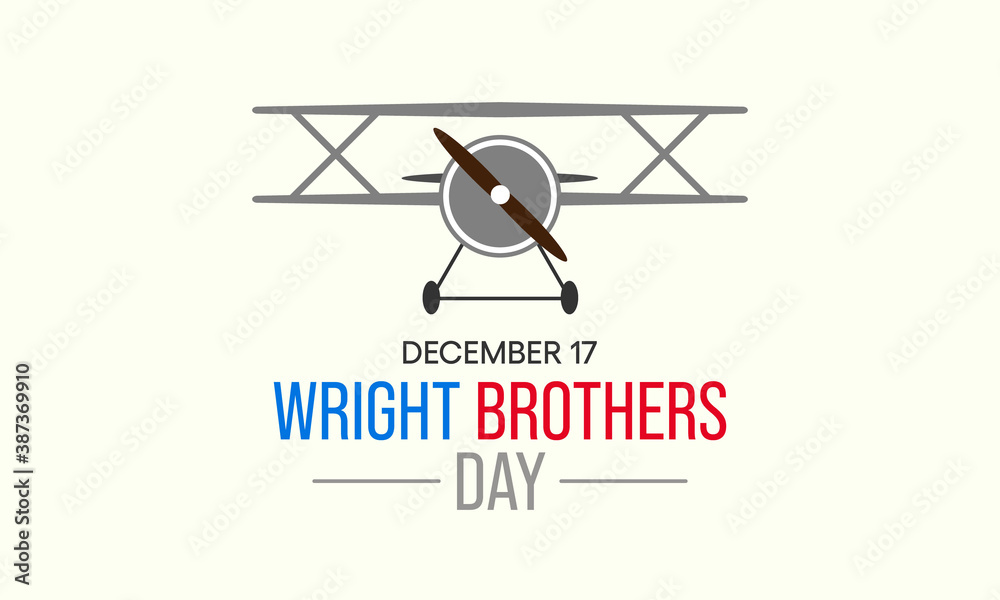 Vector illustration on the theme of Wright Brothers day observed each year on December 17th. Vector illustration on the theme of Wright Brothers day observed each year on December 17th.