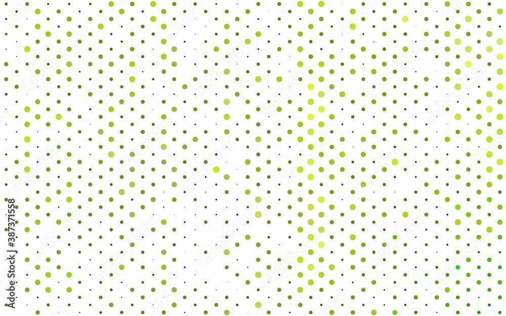 Light Green vector texture with disks.