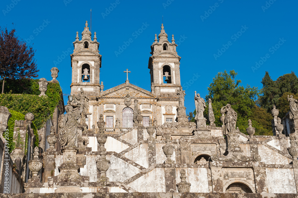 Bom Jesus do Monte Sanctuary, Baroque Stairs, Braga, Minho, Portugal