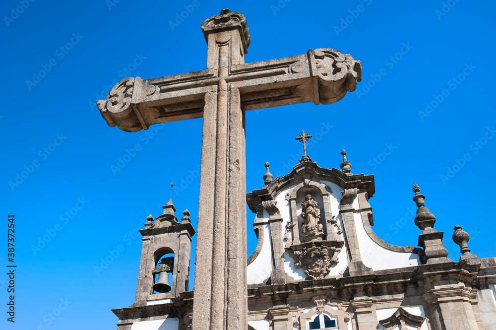 Santo Antonio dos Capuchos Church, Guimaraes, Minho province, Portugal, Unesco World Heritage Site