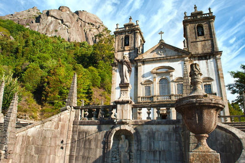 Nossa Senhora da Peneda Sanctuary, Peneda Geres National Park, Minho province, Portugal photo