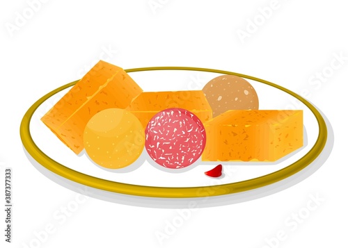 Indian Sweets or Mithai Like Laddu,mysore pak