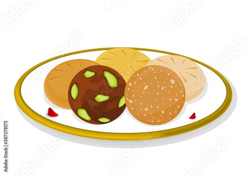 Indian Sweets or Mithai Like Laddu,Peda