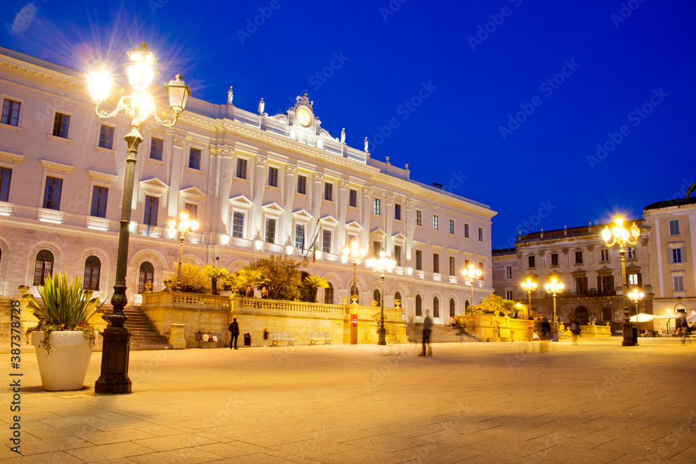 Obraz premium Piazza Italia, Sassari