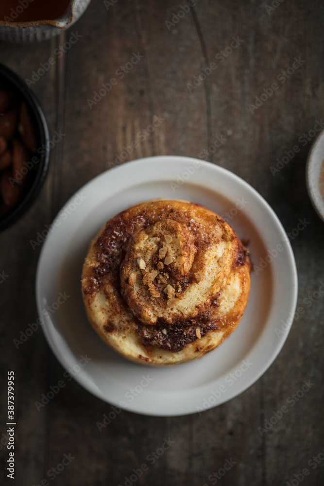 Cinnamon roll brioche fait maison au miel Cinnamon roll brioche fait maison au miel