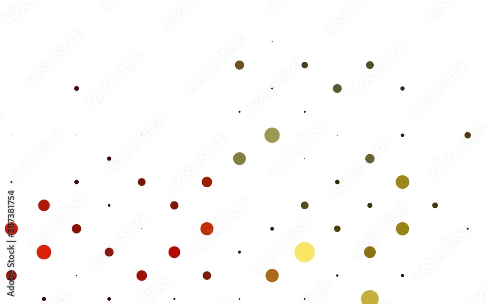 Light Orange vector background with bubbles. Light Orange vector background with bubbles.