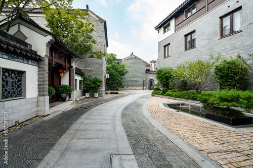 Lotus Lane  the ancient town alley in Nanjing  Jiangsu Province  China