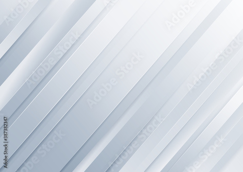 Abstract diagonal light grey silver background. Technology concept.