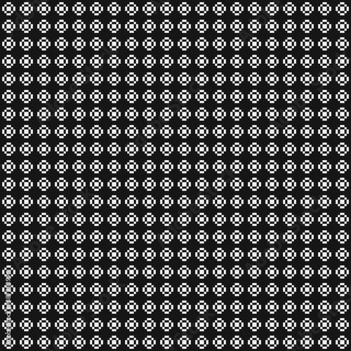 Abstract Cross Pattern Dots Logo generative computational art illustration