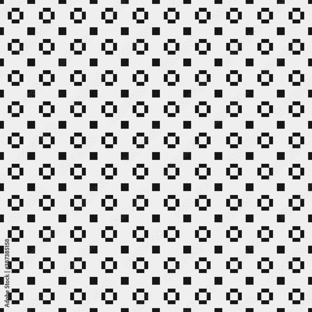 Fototapeta premium Abstract Cross Pattern Dots Logo generative computational art illustration