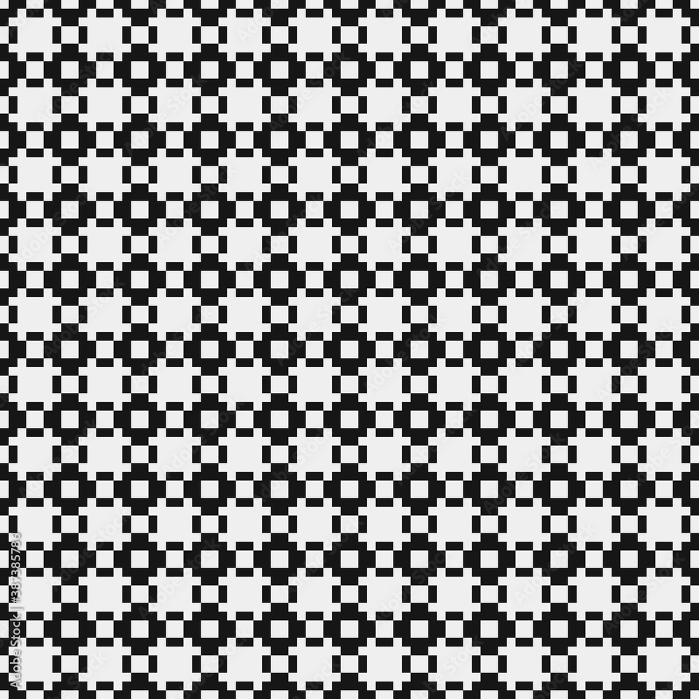 Abstract Cross Pattern Dots Logo generative computational art illustration