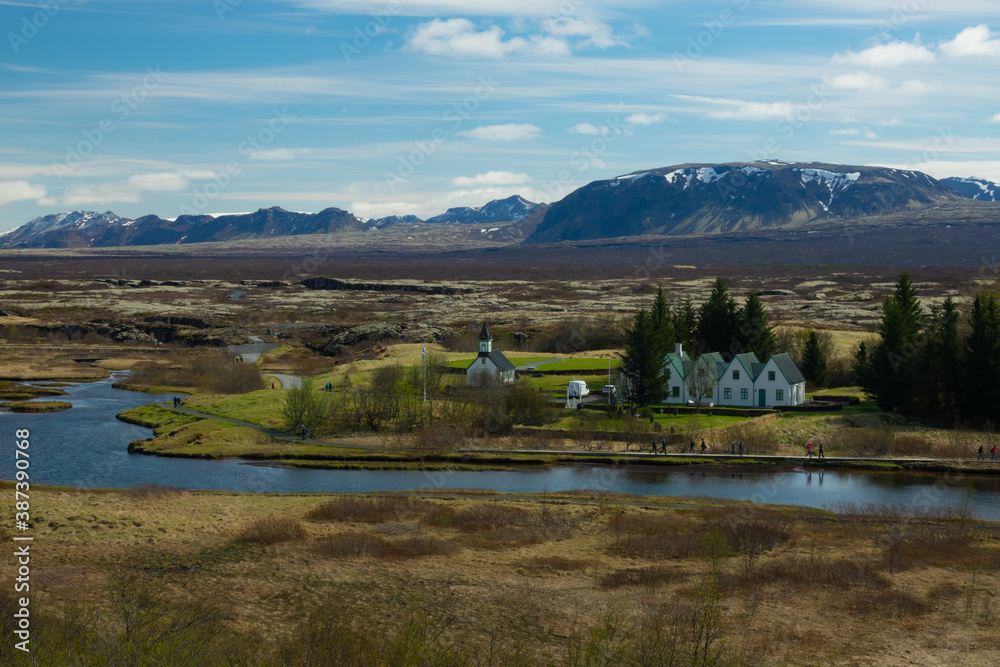 Islande, parc national Þingvellir