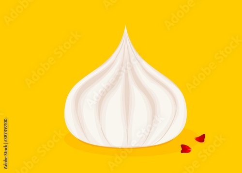 Modak Indian Sweets or Mithai Food Vector photo