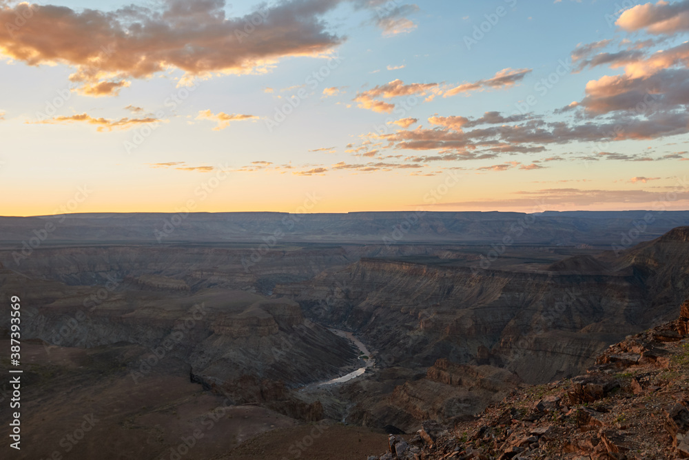 The view of Fish River Canyon