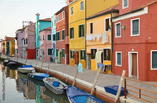 Picturesque Burano is known for its brightly colored fishermen's houses and its casual eateries serving seafood.